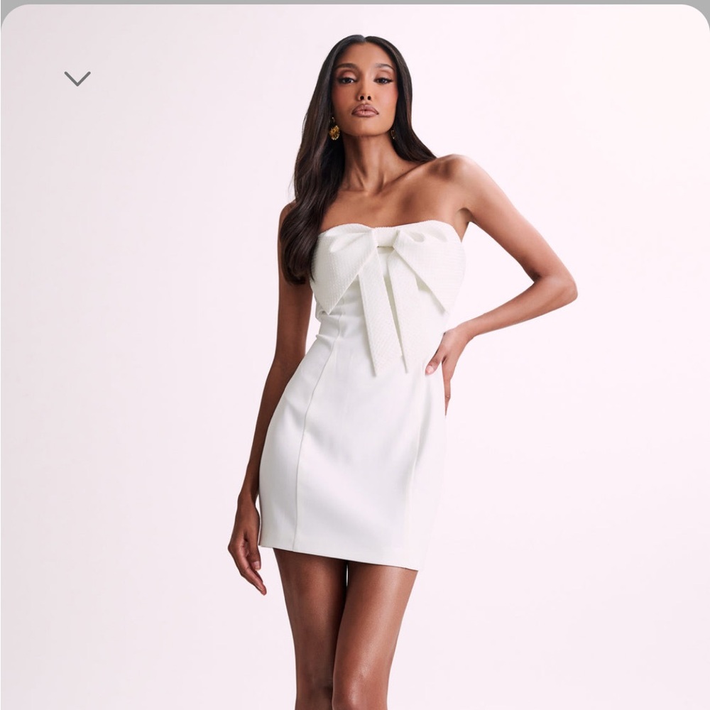 MESHKI Saoirse Strapless Mini Dress
